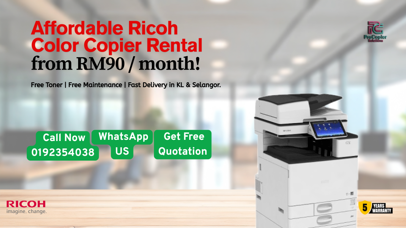 PHOTOSTAT MACHINE RENTAL KL & SELANGOR